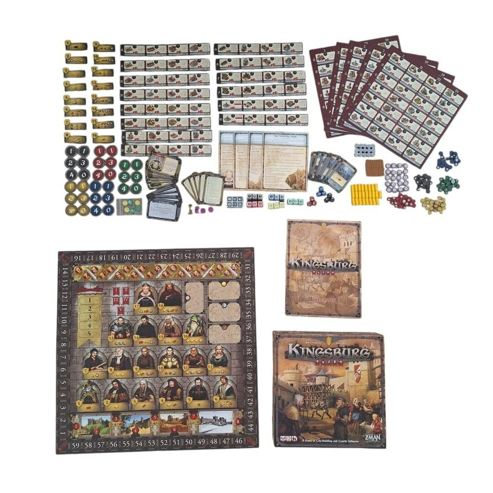 Kingsburg Second Edition‎ Board Game Queen Roleplay Scenario Expansion Pieces